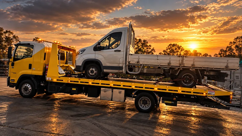 Light truck towing and commercial vehicle transport Brisbane